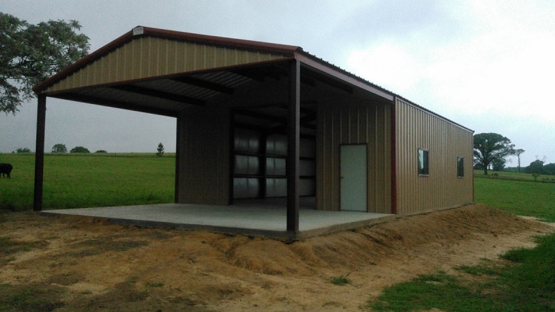 Metal Residential Workshops | Custom Steel Buildings Texas